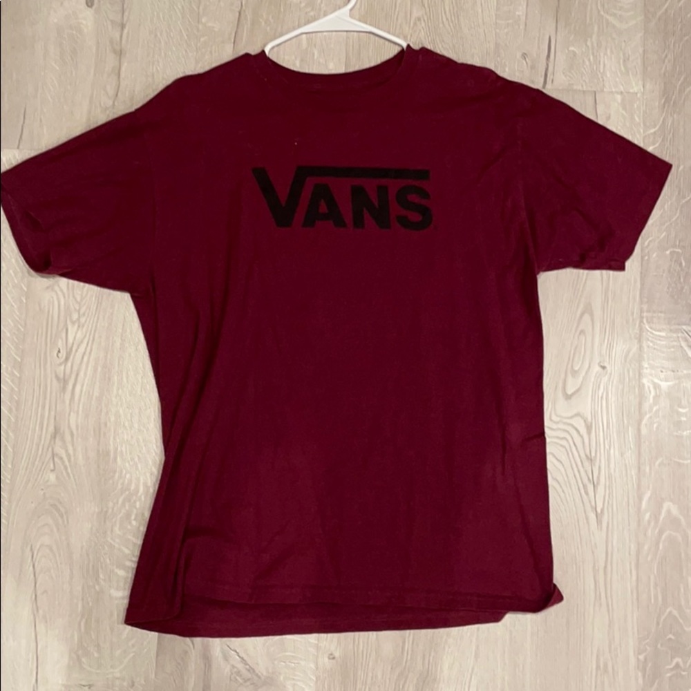 Maroon Vans Shirt